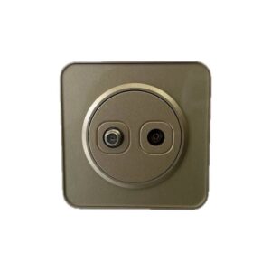 پریز انتن دوکاره اسپیناس بژ