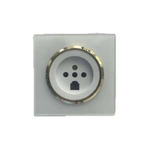 پریز تلفن اسپادانا سفید دور طلایی