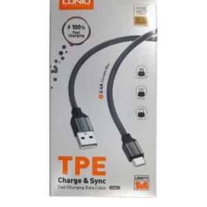 کابل شارژر TYPE-C الدینیو مدل LS-441 اورجینال