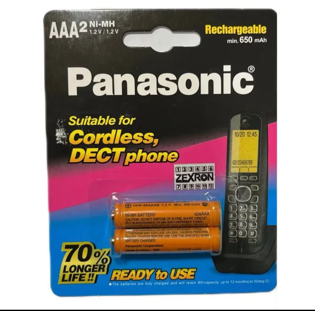 باطری نیم قلمی پاناسونیک 650 میلی آمپر