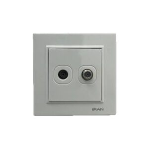 پریز انتن دوکاره ایران سفید